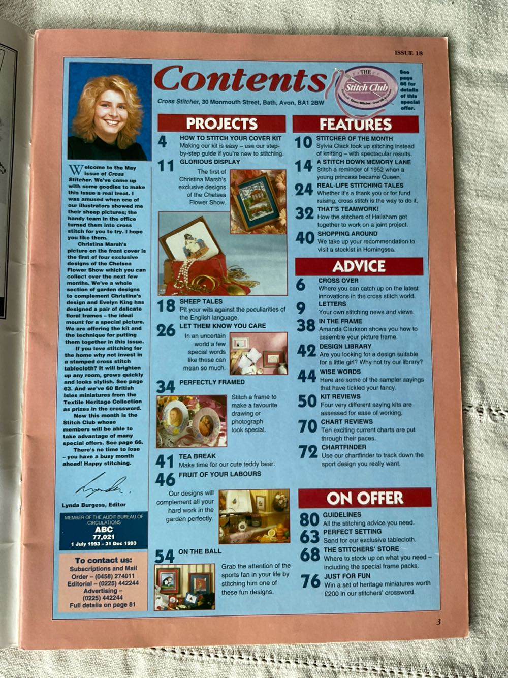 Cross Stitcher  (May) magazine collectible [Barcode 9770966811019] - Main Image 2