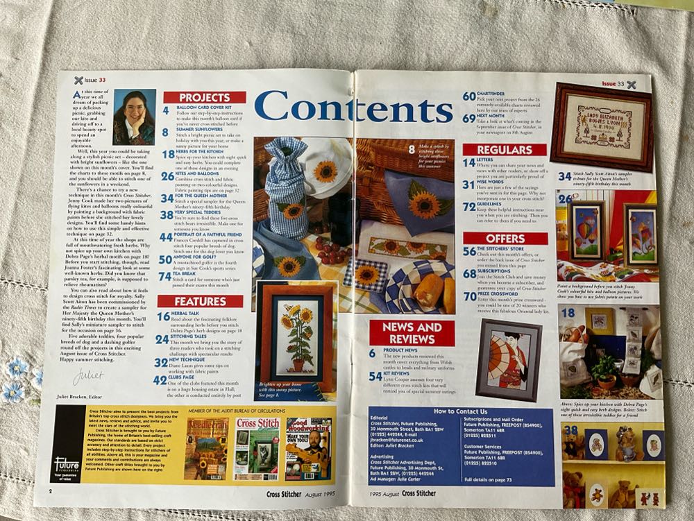 Cross Stitcher  (August) magazine collectible [Barcode 9770966811026] - Main Image 2