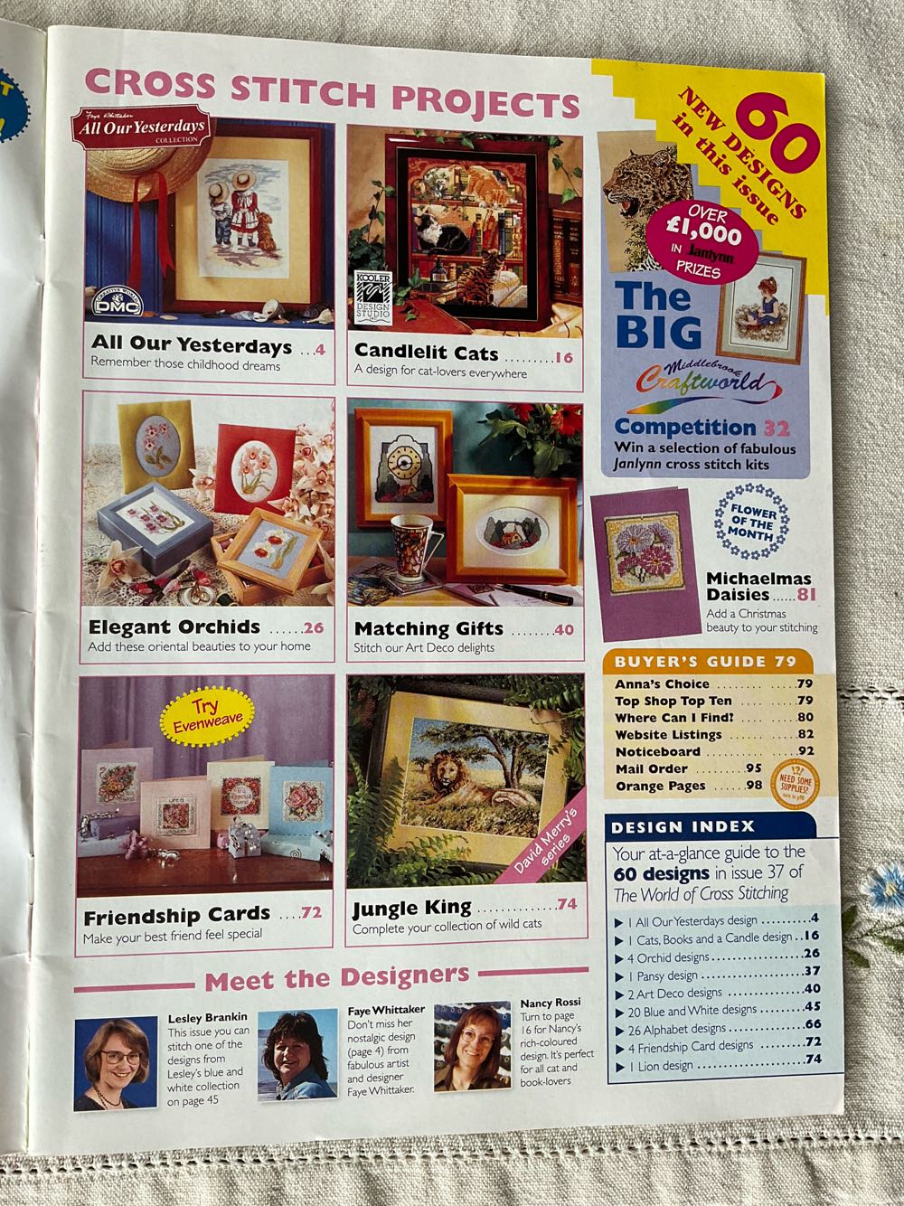 World Of Cross Stitching  (October) magazine collectible [Barcode 9771460197012] - Main Image 2