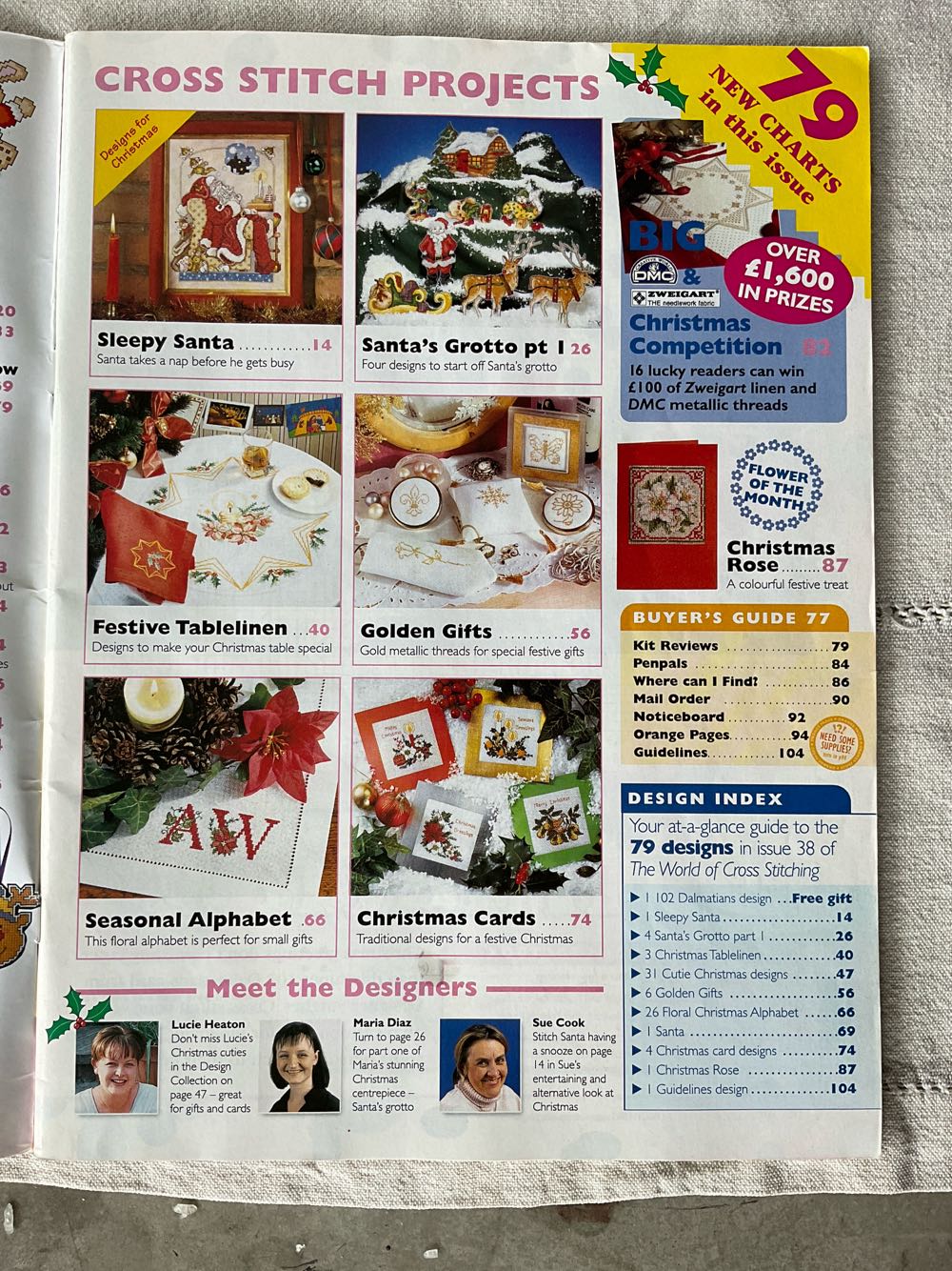 World Of Cross Stitching  (December) magazine collectible [Barcode 9771460197029] - Main Image 2