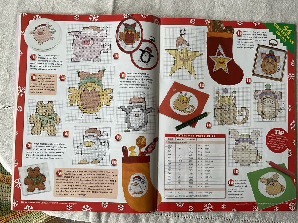 World Of Cross Stitching  (December) magazine collectible [Barcode 9771460197029] - Main Image 3