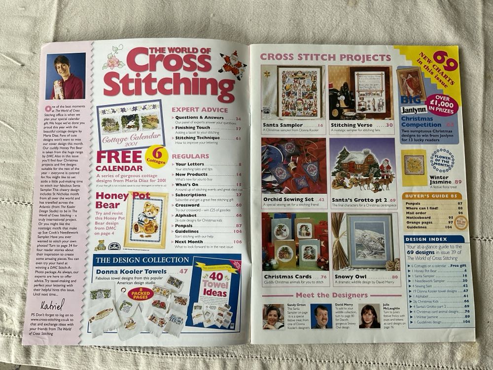 World Of Cross Stitching  (November) magazine collectible [Barcode 9771460197036] - Main Image 2