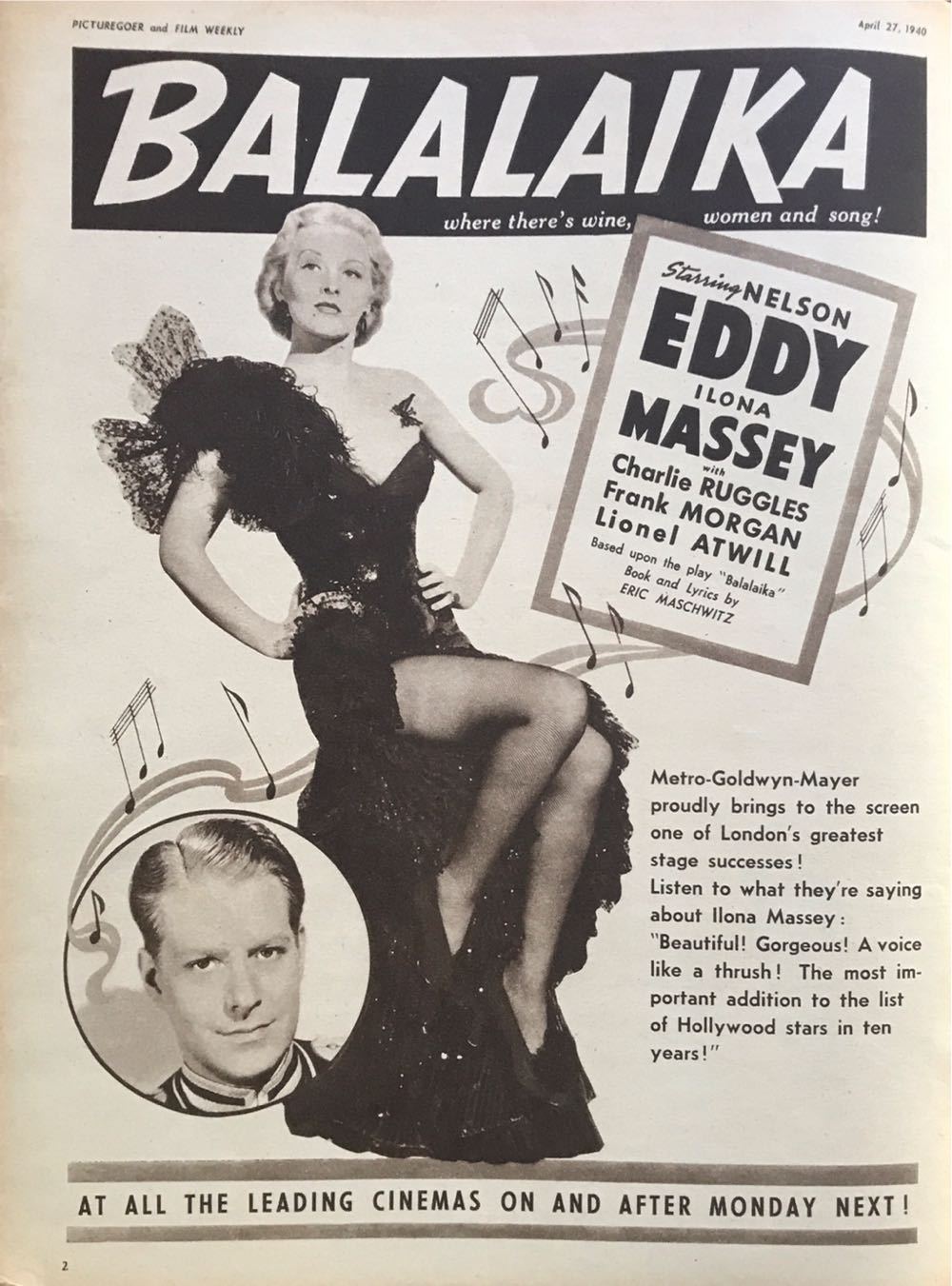 Picturegoer  (April) magazine collectible - Main Image 2