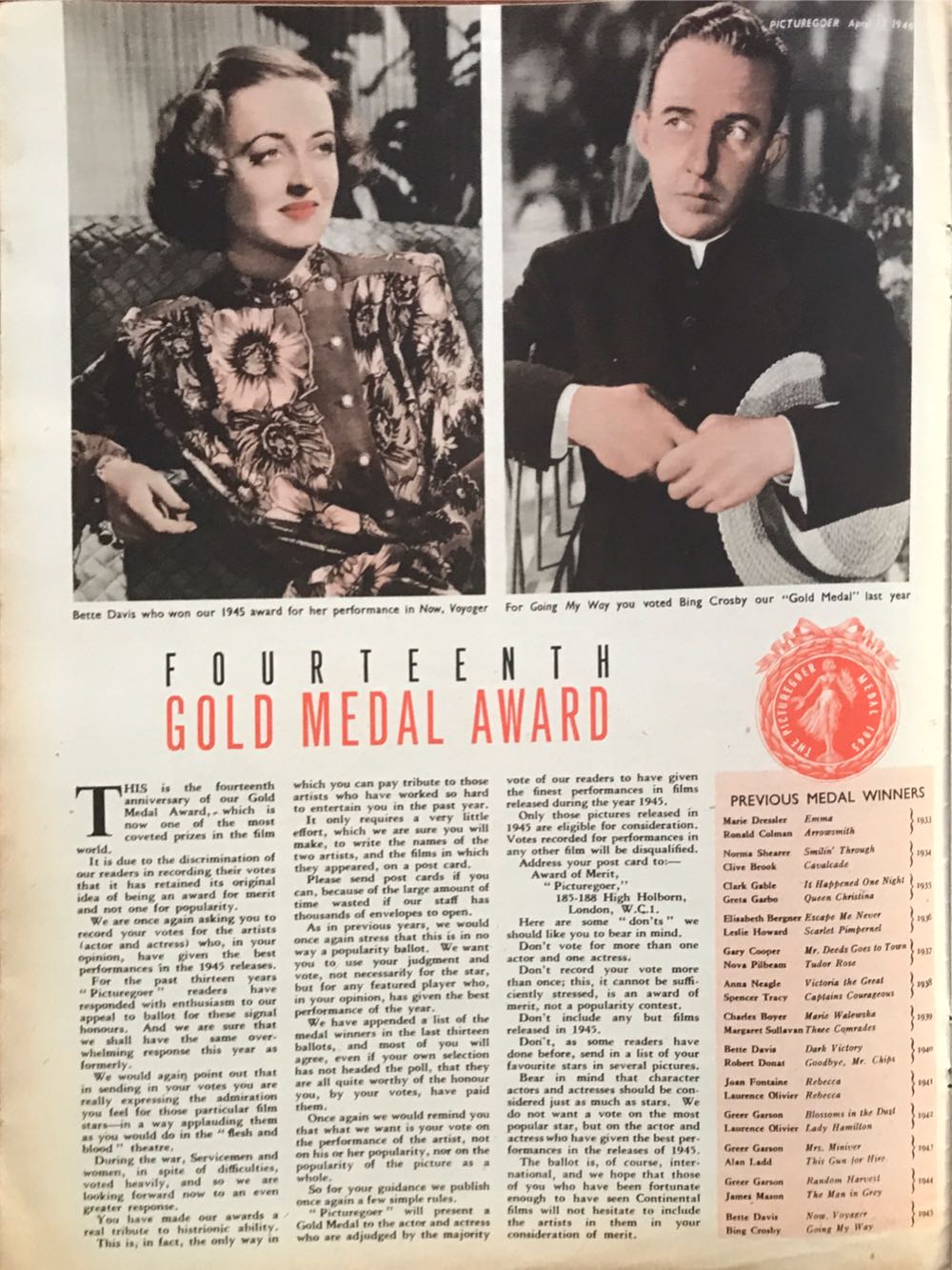 Picturegoer  (April) magazine collectible - Main Image 3