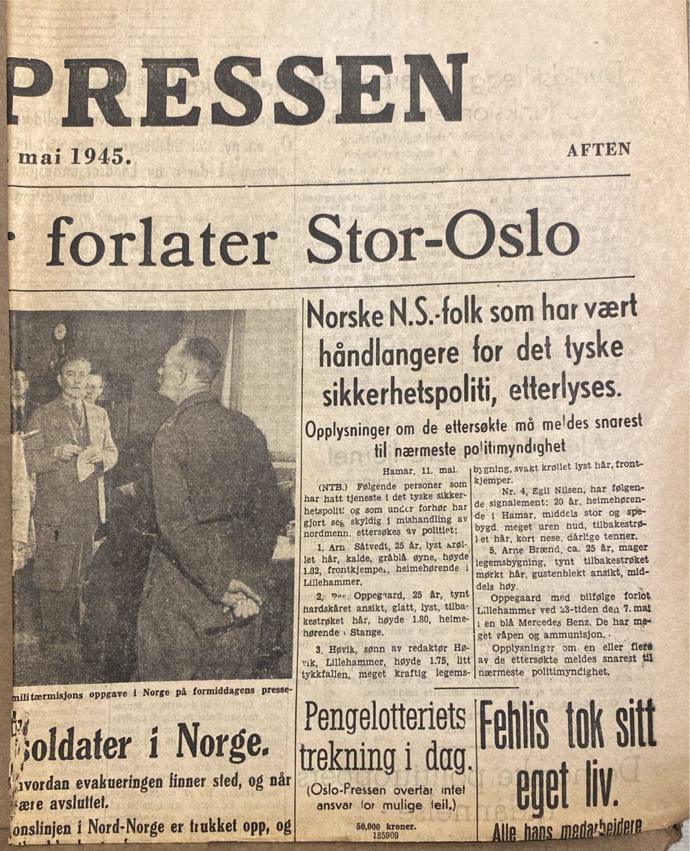 Oslo-Pressen (H)  (May) magazine collectible - Main Image 2