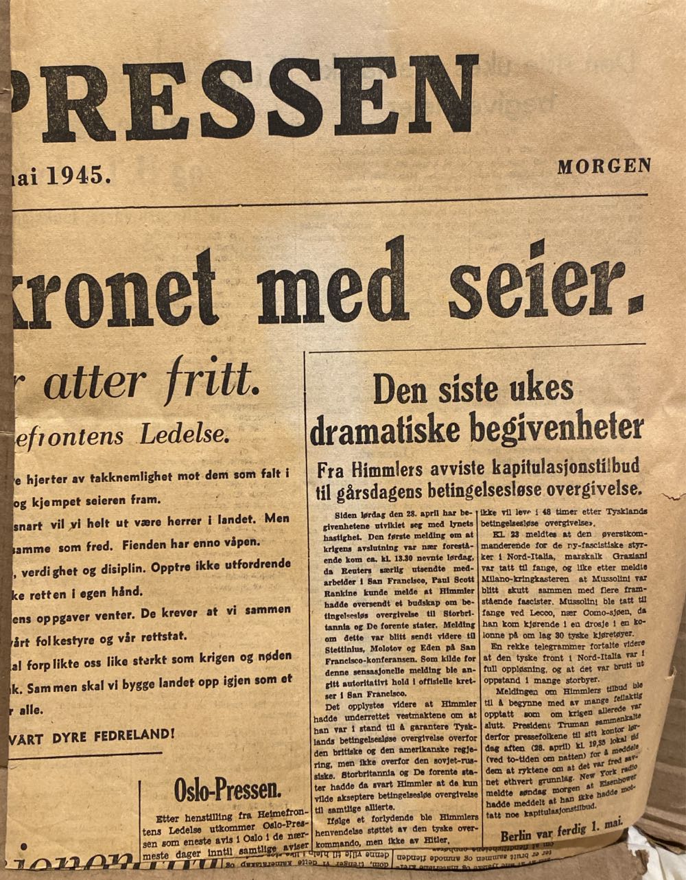 Oslo-Pressen (H)  (May) magazine collectible - Main Image 2