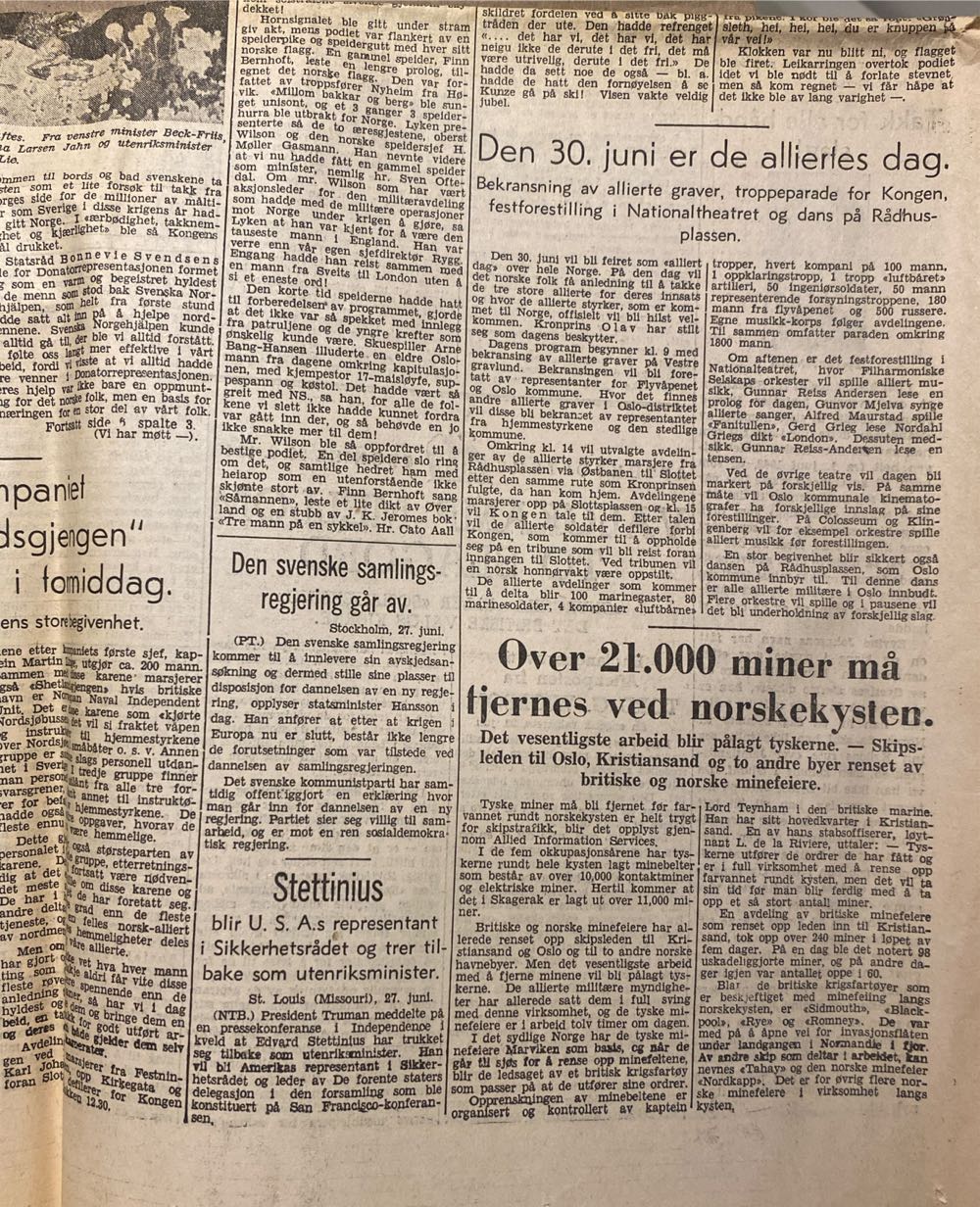 Aftenposten (H)  (June) magazine collectible - Main Image 4