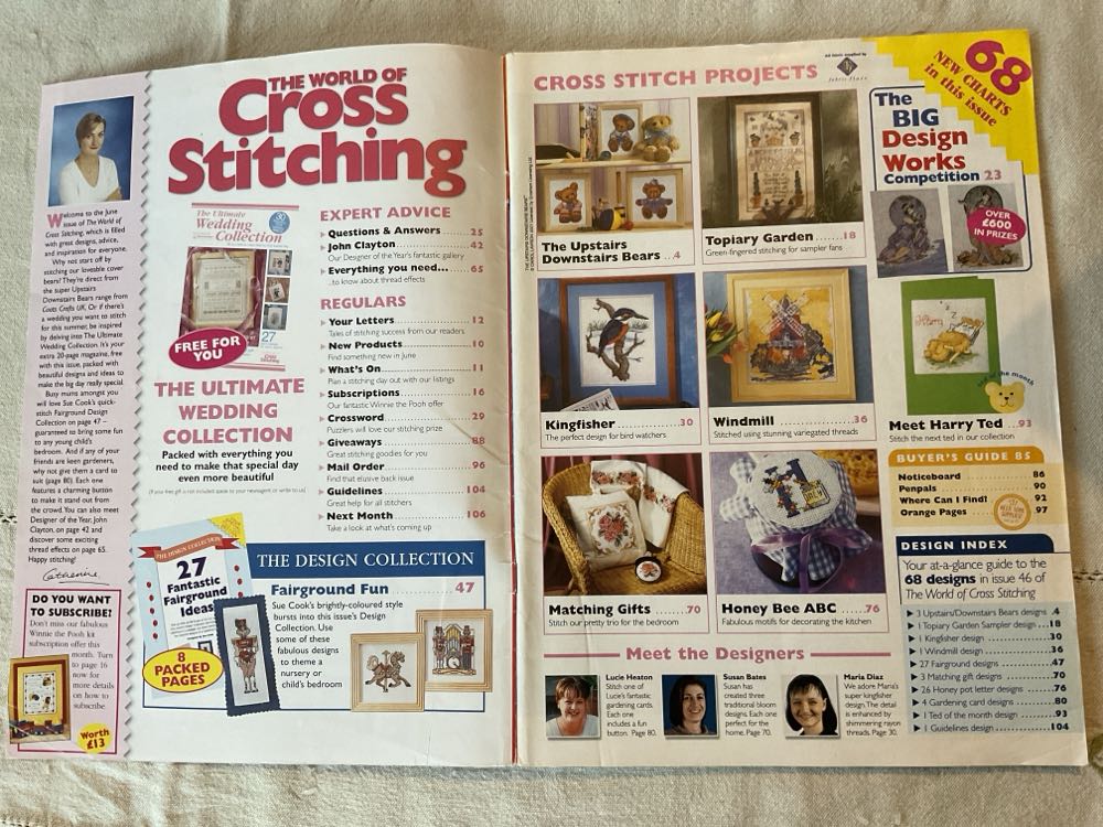 World Of Cross Stitching  (June) magazine collectible [Barcode 9771460197012] - Main Image 2