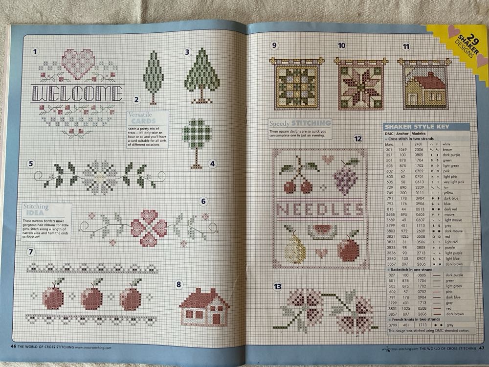 World Of Cross Stitching  (August) magazine collectible [Barcode 9771460197012] - Main Image 3