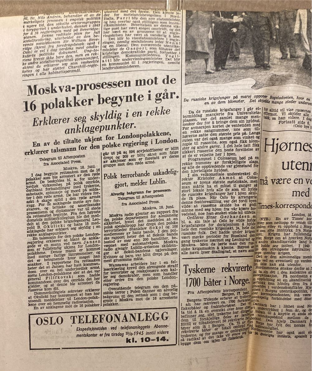 Aftenposten (H)  (June) magazine collectible - Main Image 3