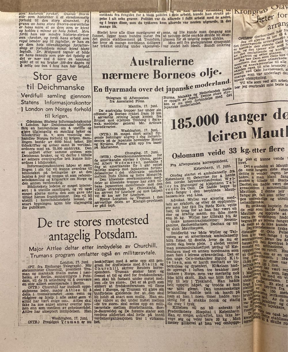 Aftenposten (H)  (June) magazine collectible - Main Image 3