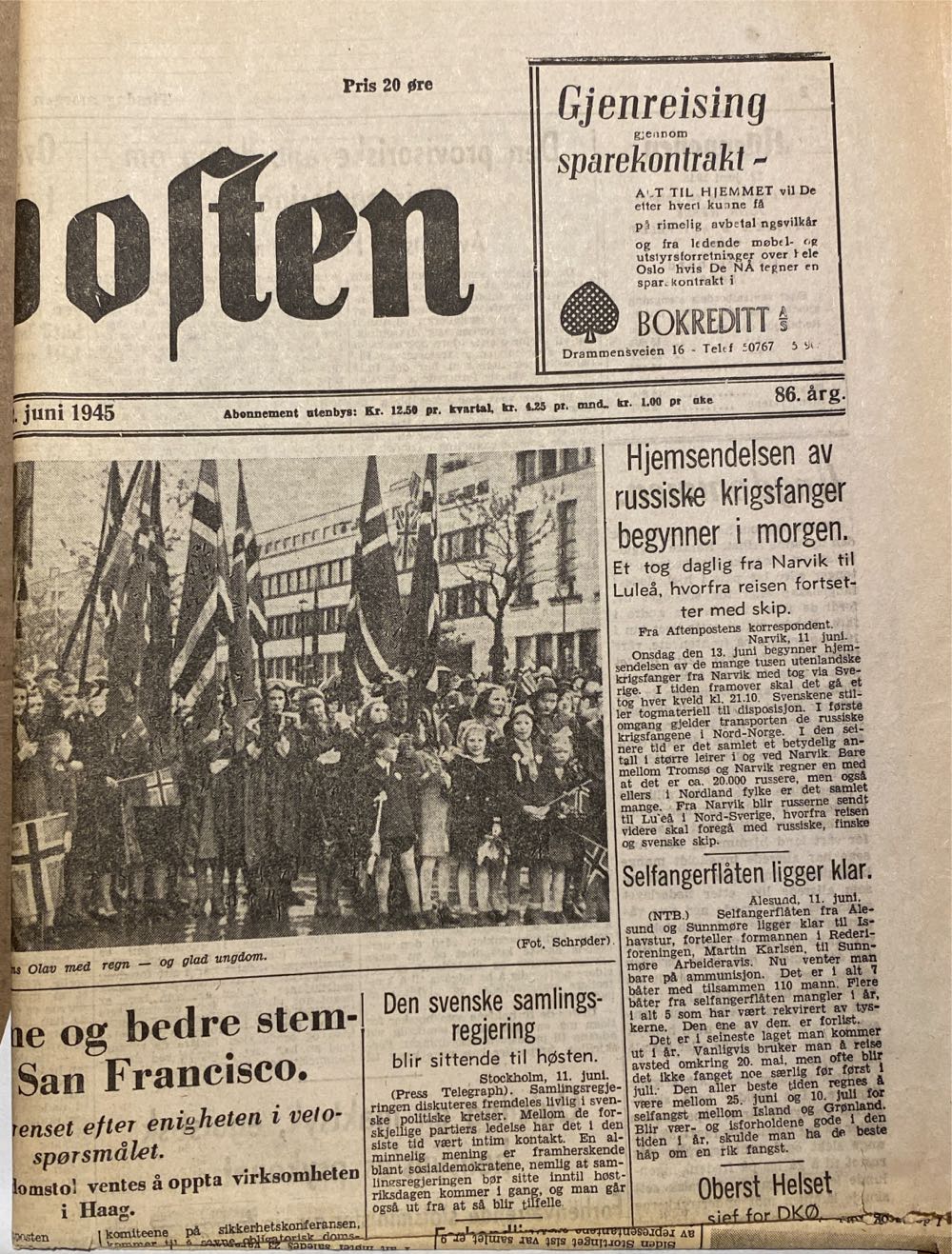 Aftenposten (H)  (June) magazine collectible - Main Image 2