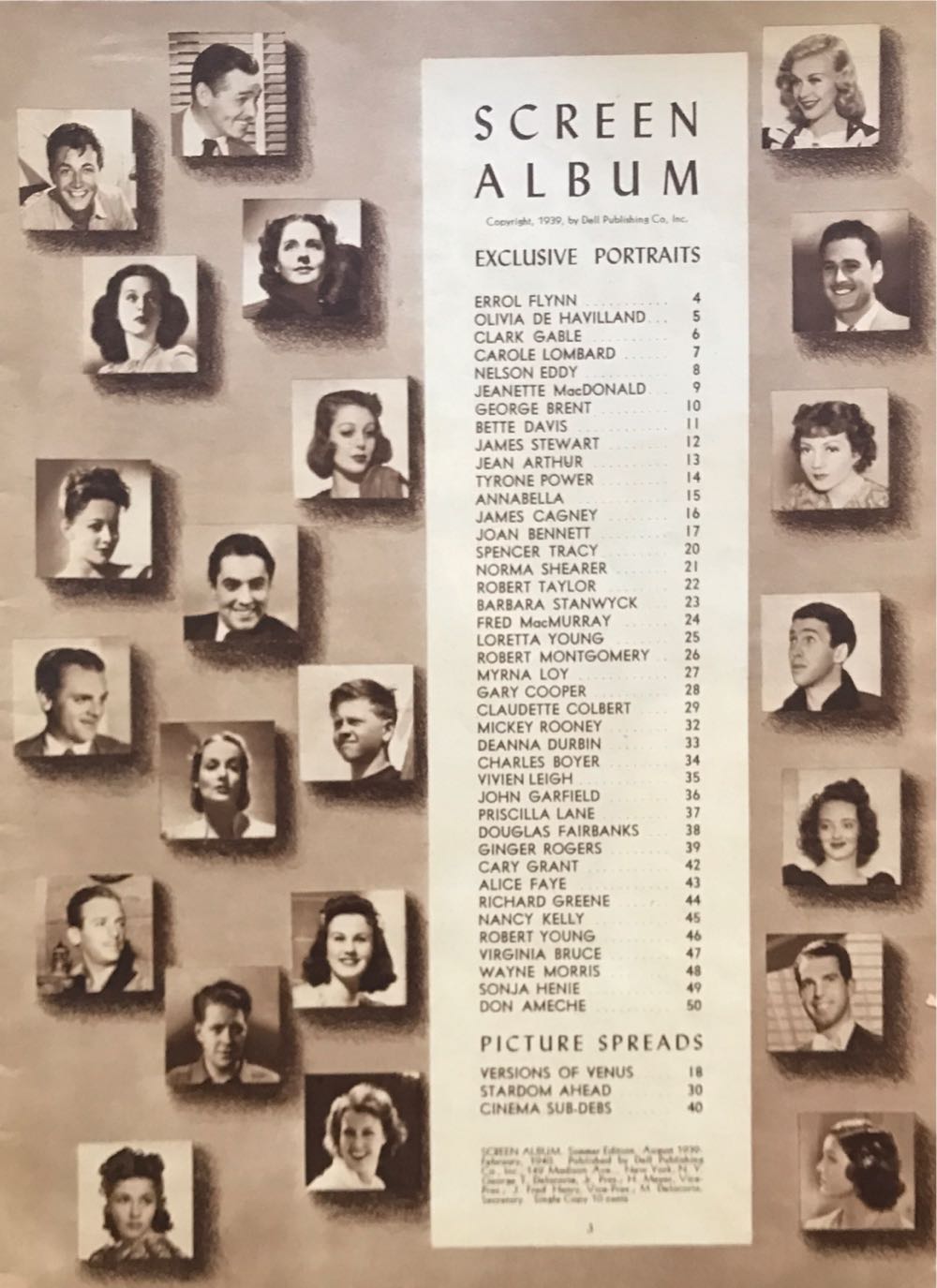 Screen Album  (August) magazine collectible - Main Image 2