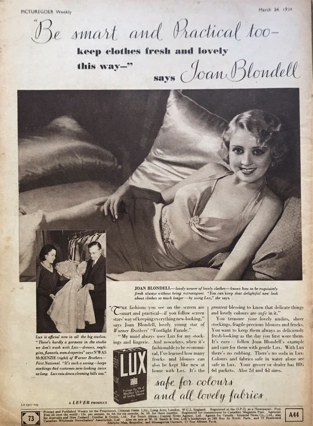 Picturegoer  (March) magazine collectible - Main Image 2