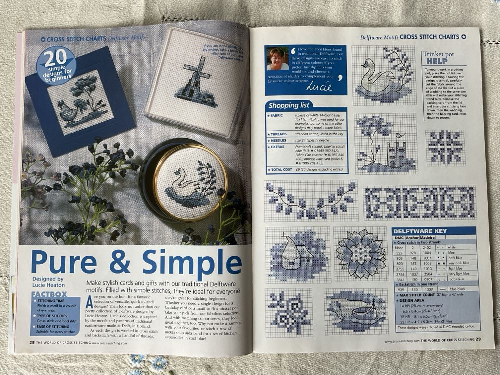 World Of Cross Stitching  (July) magazine collectible [Barcode 9771460197012] - Main Image 4