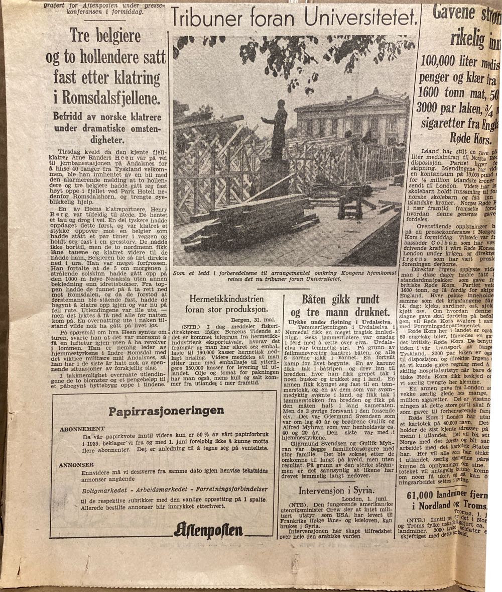 Aftenposten (H)  (June) magazine collectible - Main Image 3