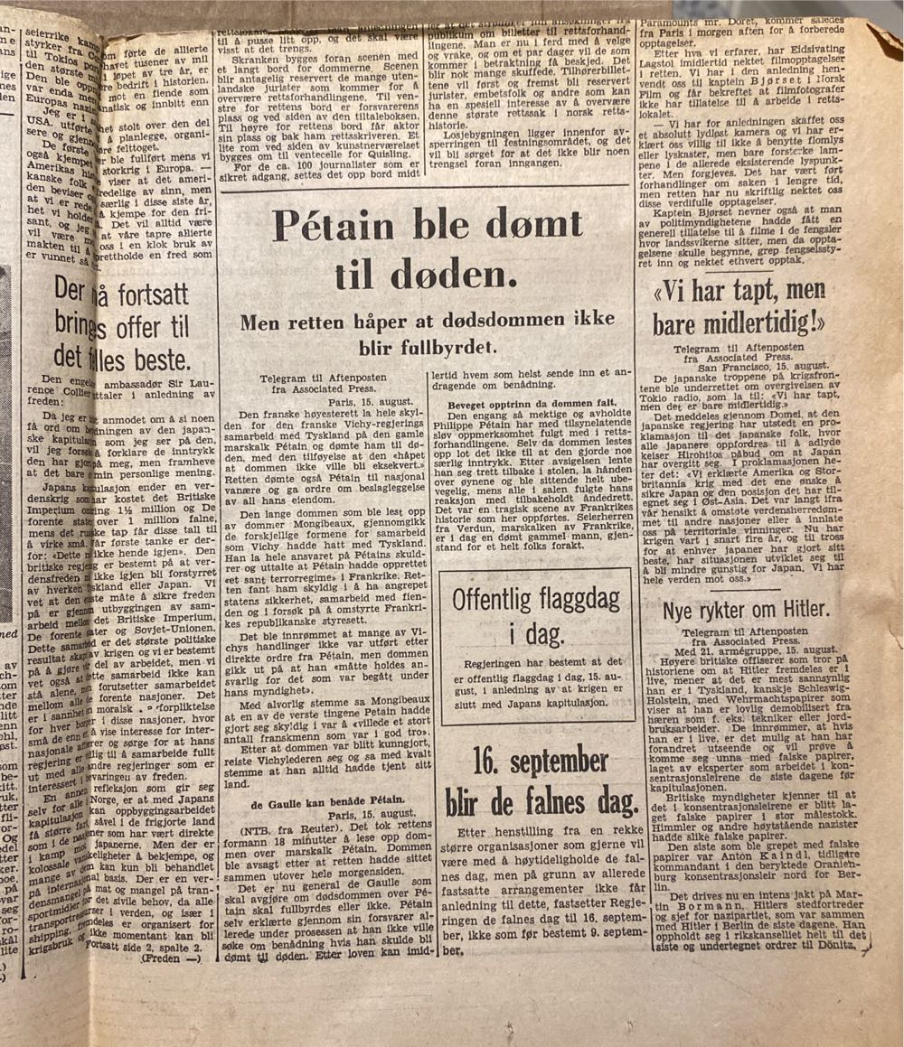 Aftenposten (H)  (August) magazine collectible - Main Image 4