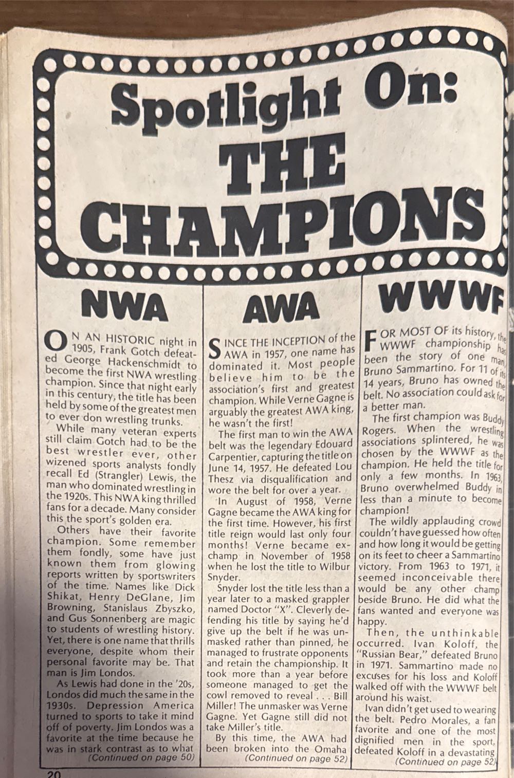 Victory Sports Series Wrestling 1976 Year Book #16  magazine collectible [Barcode 07189647954616] - Main Image 4