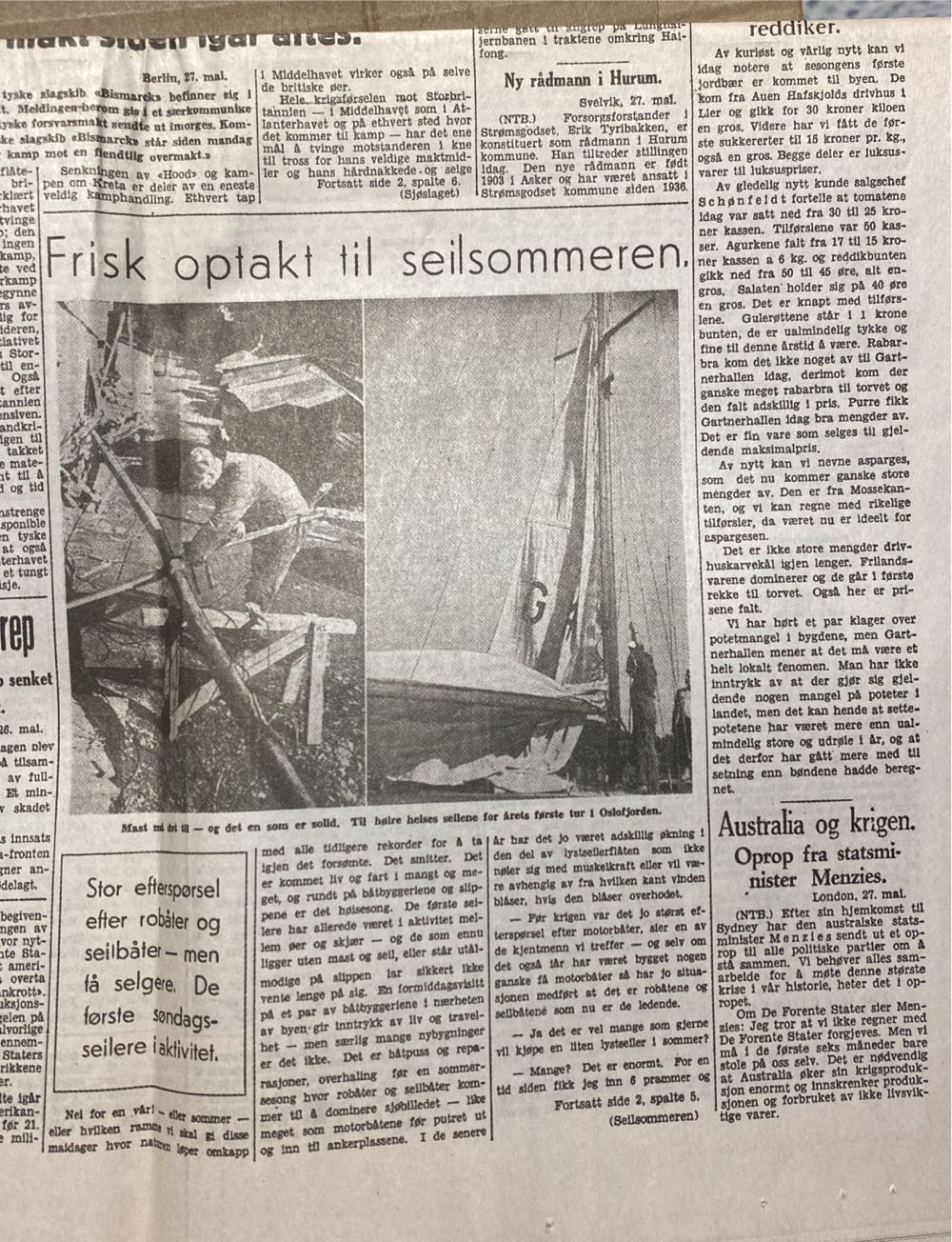 Aftenposten (H)  (May) magazine collectible - Main Image 4