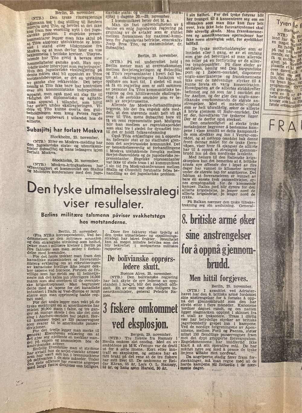 Aftenposten (H)  (November) magazine collectible - Main Image 3