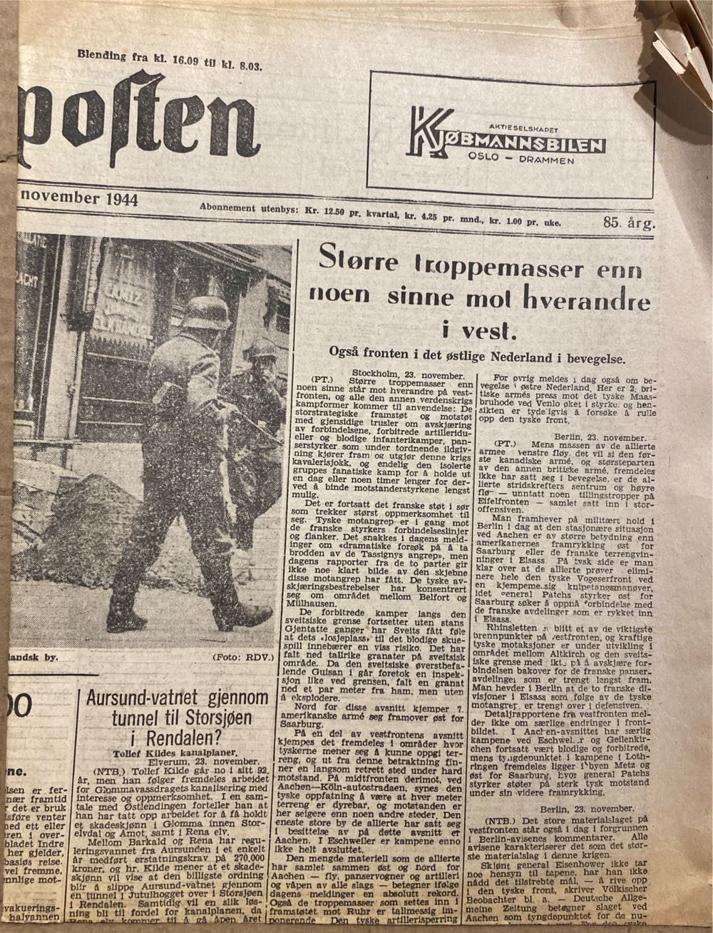 Aftenposten (H)  (November) magazine collectible - Main Image 2