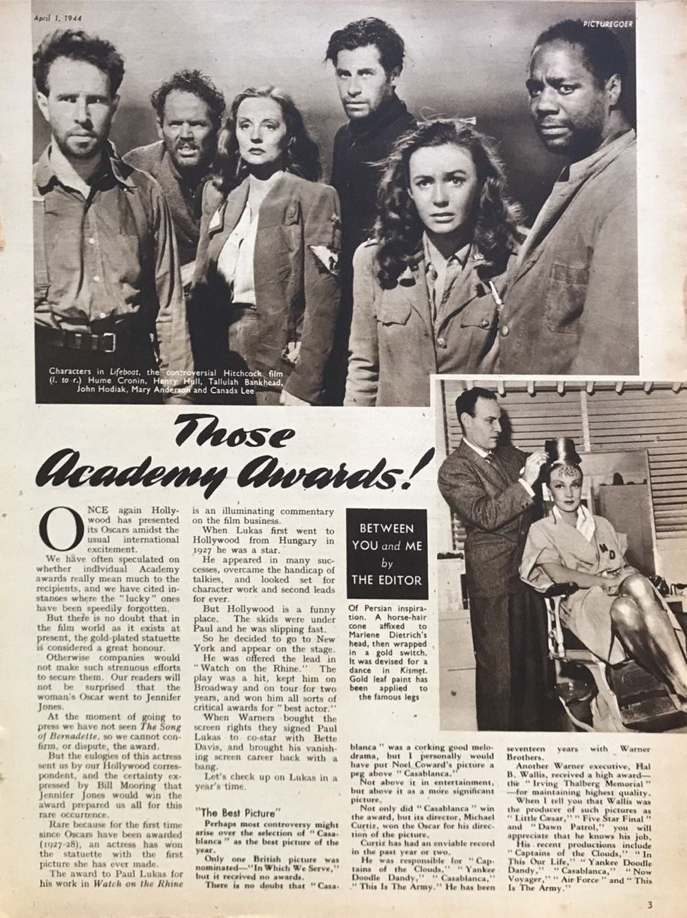 Picturegoer  (April) magazine collectible - Main Image 2