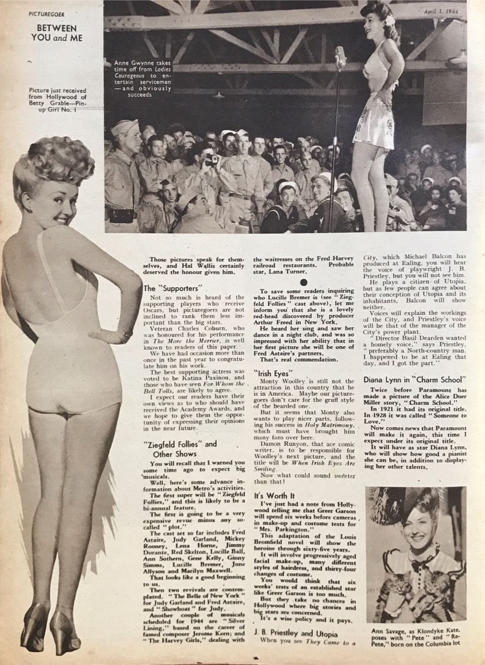 Picturegoer  (April) magazine collectible - Main Image 3