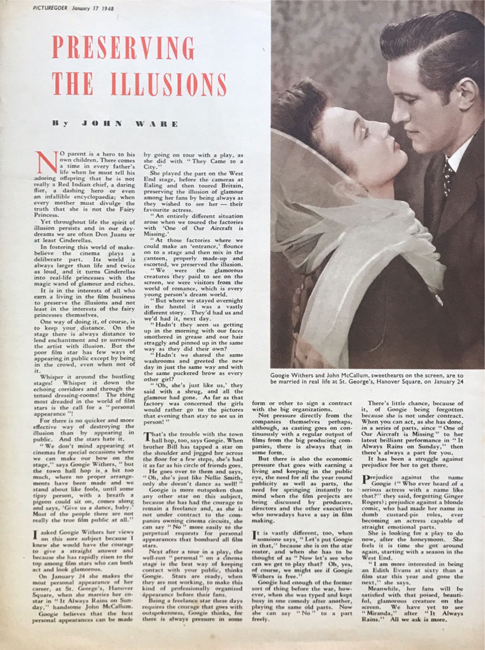 Picturegoer  (January) magazine collectible - Main Image 4