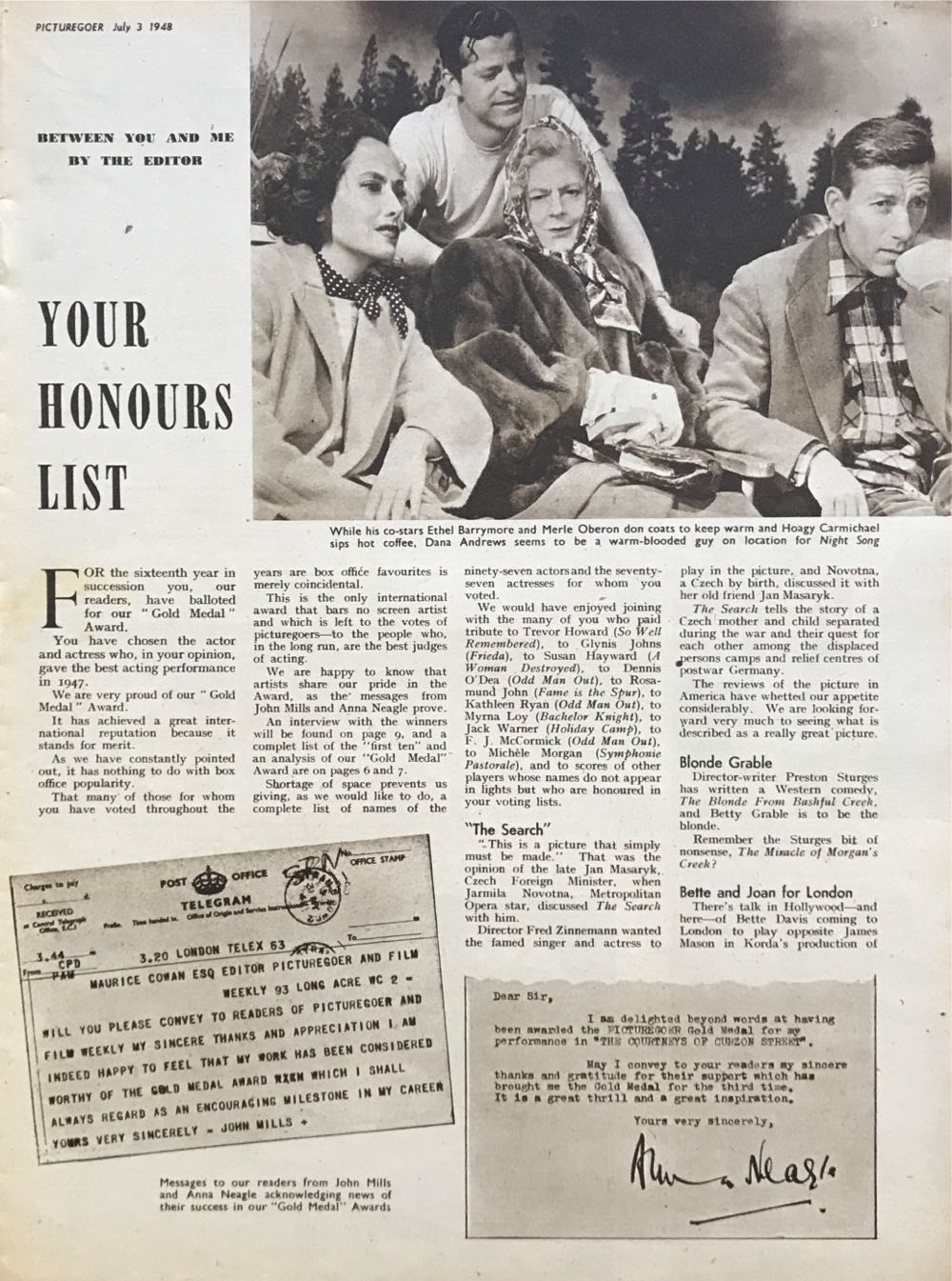 Picturegoer  (July) magazine collectible - Main Image 2