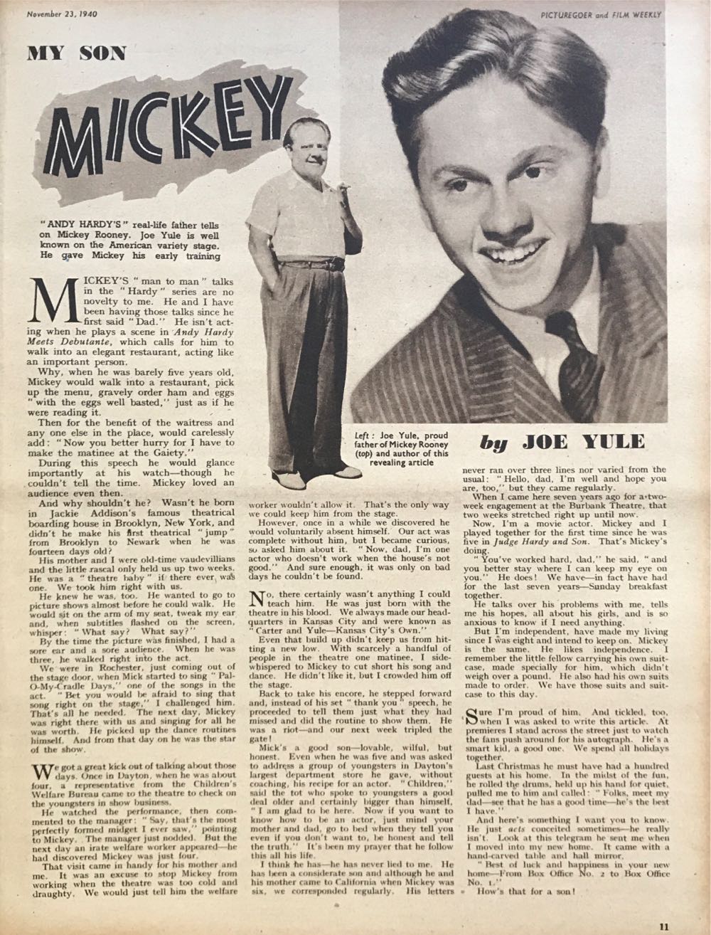 Picturegoer  (November) magazine collectible - Main Image 2