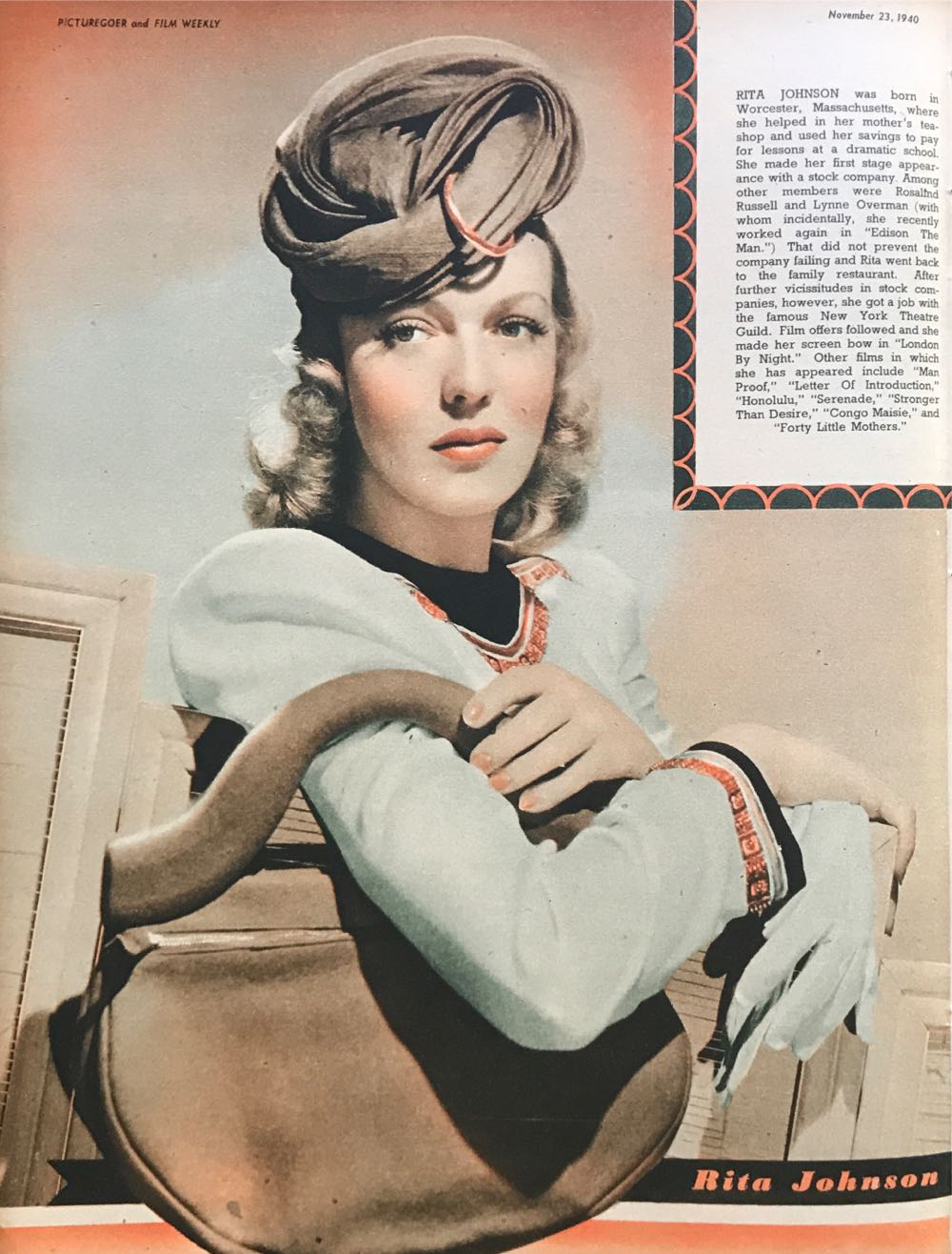 Picturegoer  (November) magazine collectible - Main Image 3