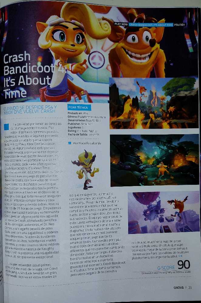 G•Nova Año 1 N° 01  (noviembre) magazine collectible - Main Image 2