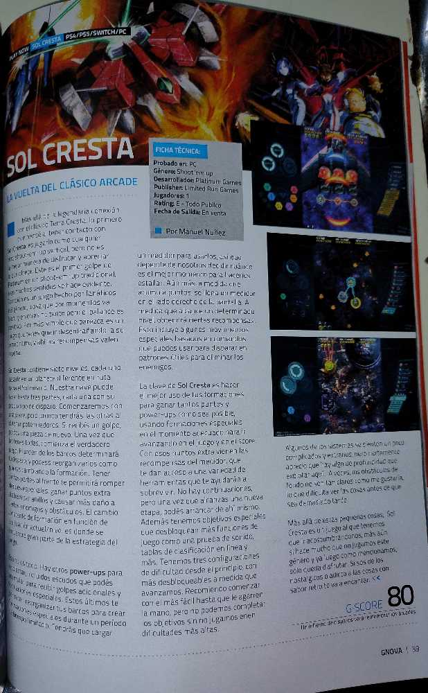 G•Nova Año 1 N° 06  (marzo) magazine collectible - Main Image 3