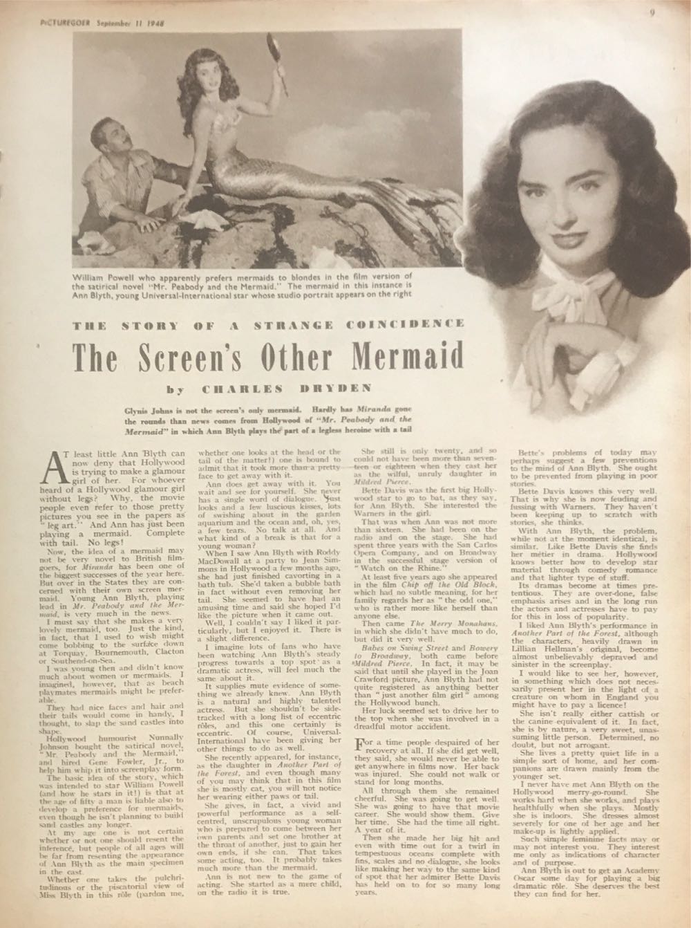 Picturegoer  (September) magazine collectible - Main Image 4