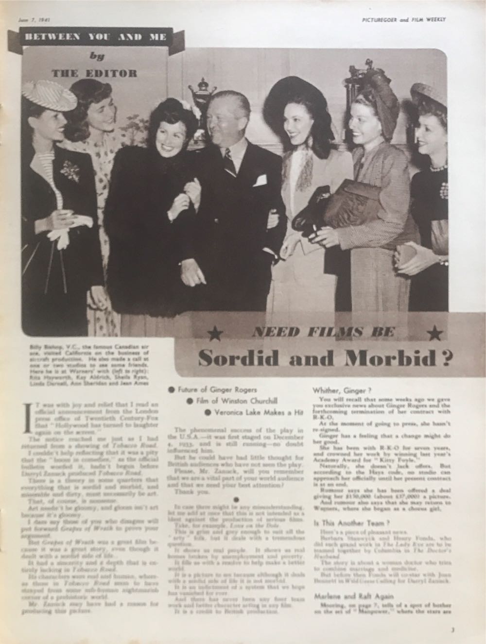 Picturegoer  (June) magazine collectible - Main Image 2