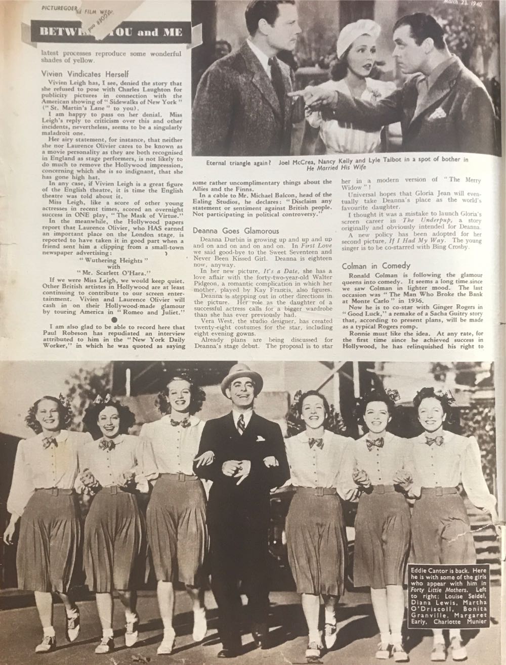 Picturegoer  (March) magazine collectible - Main Image 2