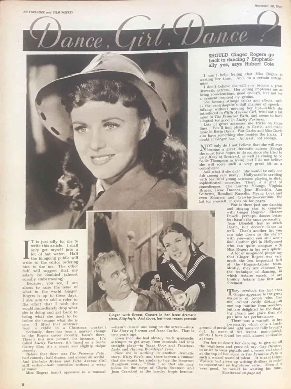 Picturegoer  (November) magazine collectible - Main Image 4