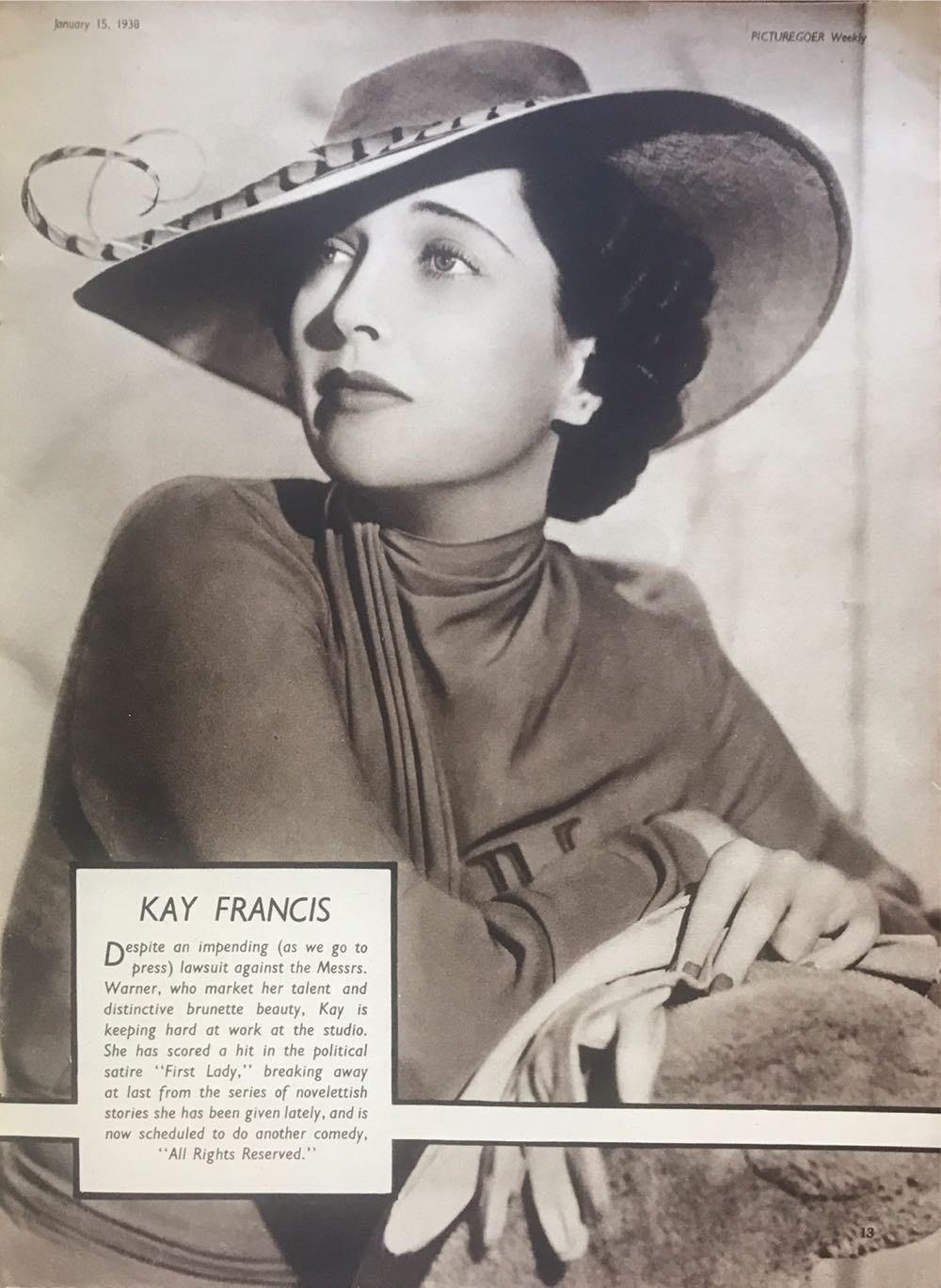 Picturegoer  (January) magazine collectible - Main Image 3