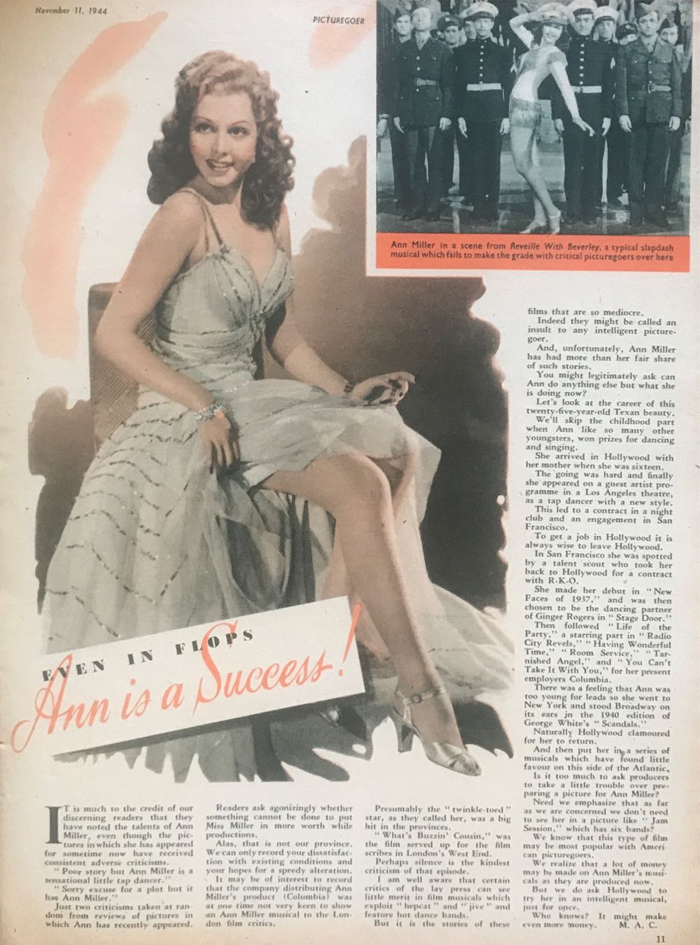 Picturegoer  (November) magazine collectible - Main Image 4