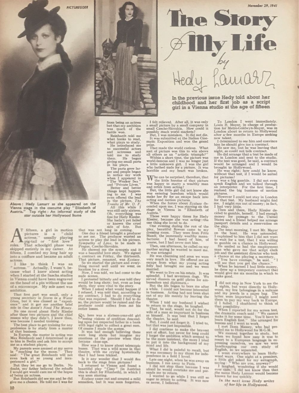 Picturegoer  (November) magazine collectible - Main Image 3