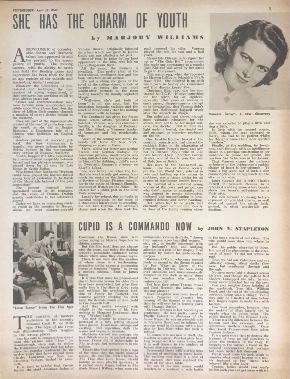 Picturegoer  (April) magazine collectible - Main Image 3