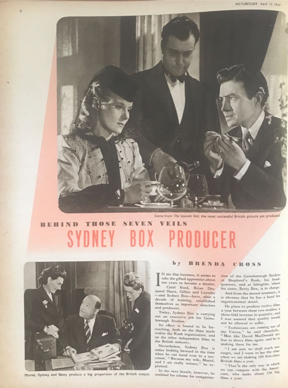 Picturegoer  (April) magazine collectible - Main Image 4