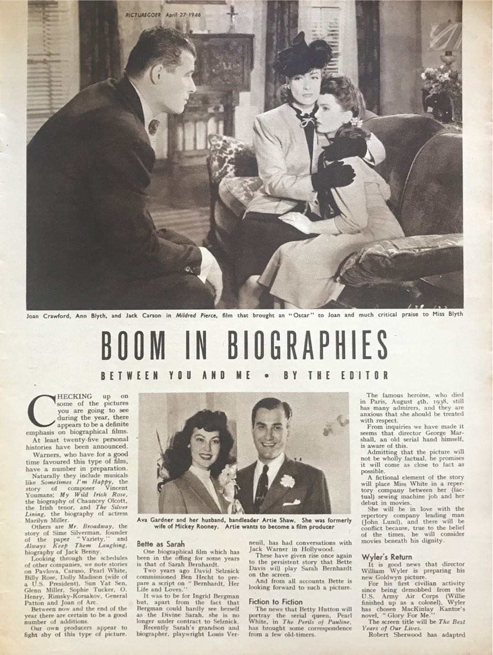 Picturegoer  (April) magazine collectible - Main Image 2