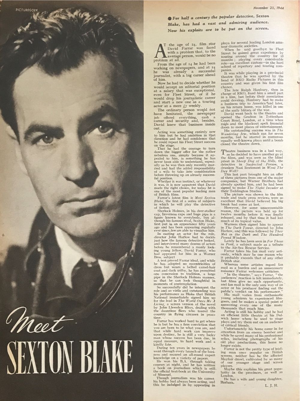 Picturegoer  (November) magazine collectible - Main Image 3