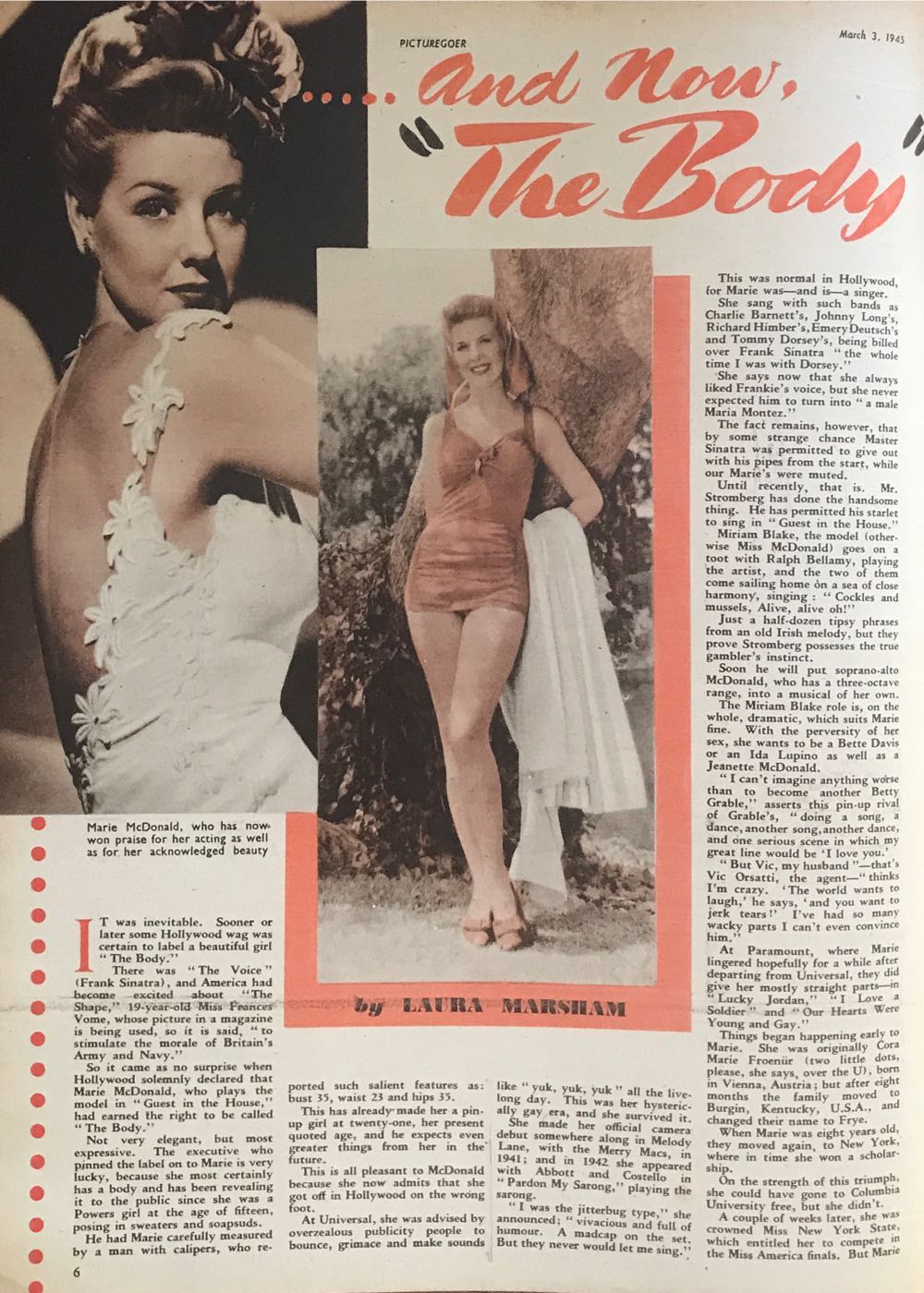 Picturegoer  (March) magazine collectible - Main Image 2