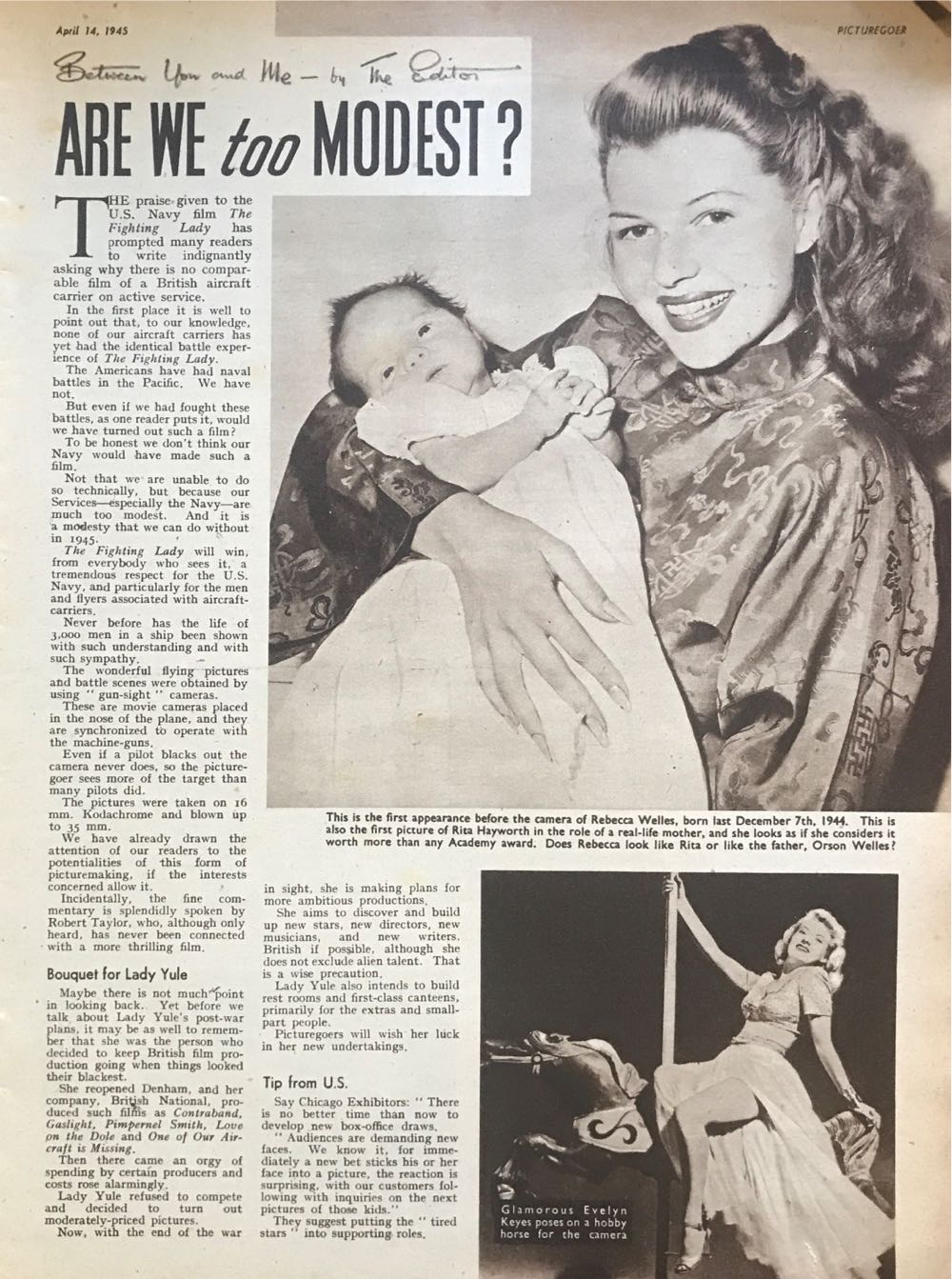 Picturegoer  (April) magazine collectible - Main Image 2