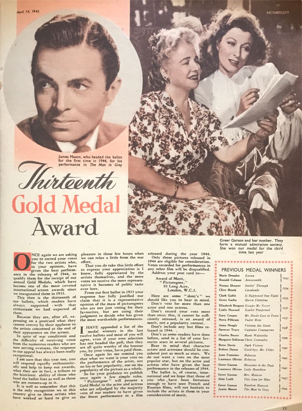 Picturegoer  (April) magazine collectible - Main Image 4