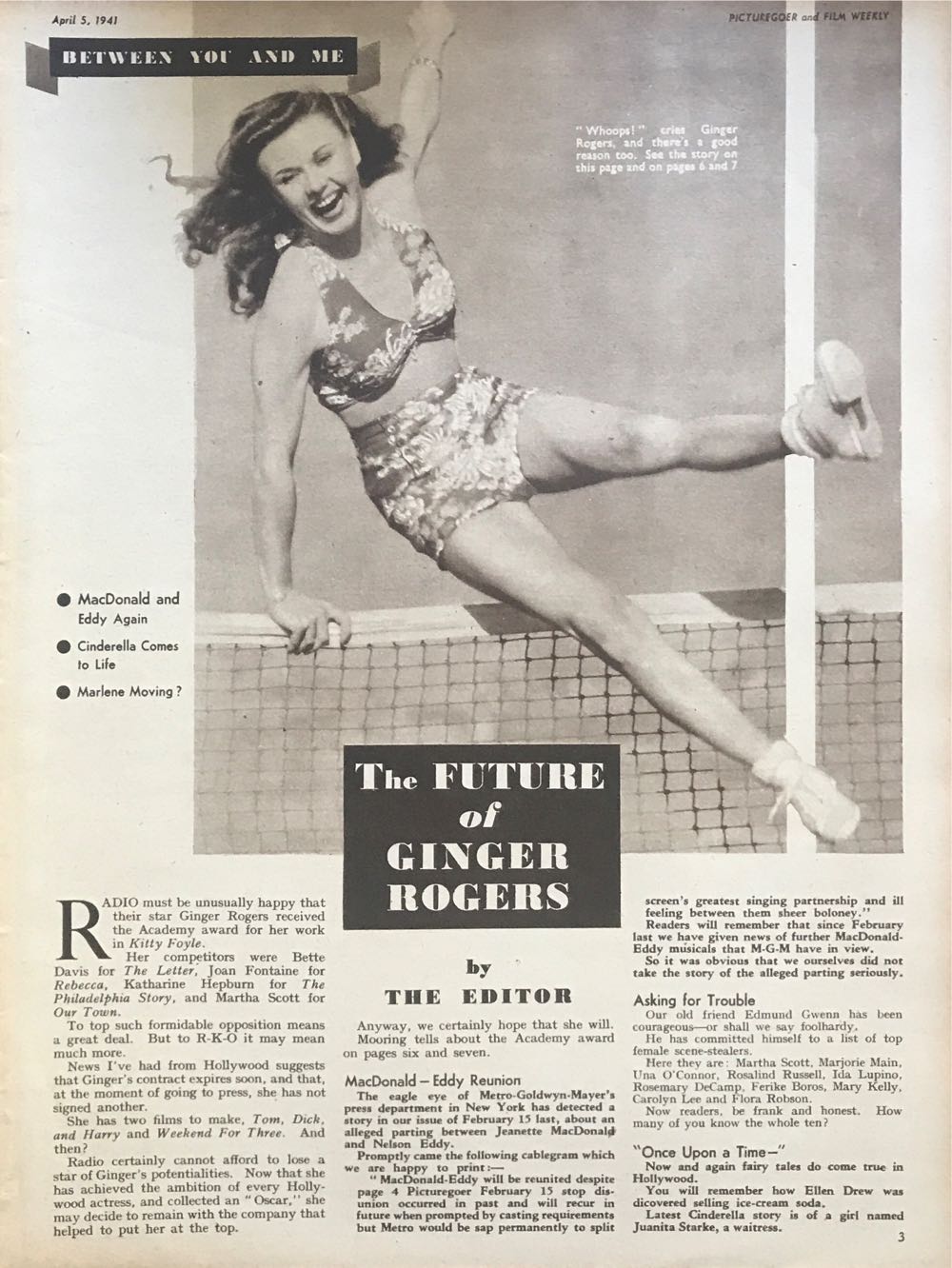 Picturegoer  (April) magazine collectible - Main Image 2