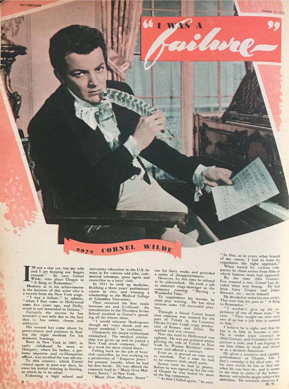 Picturegoer  (January) magazine collectible - Main Image 3