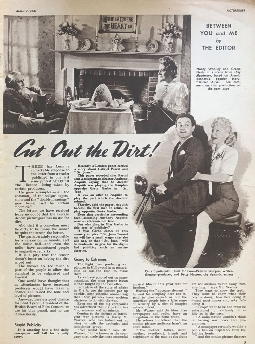 Picturegoer  (August) magazine collectible - Main Image 2